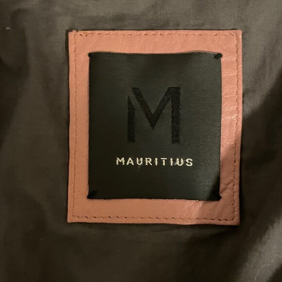 Mauritius Leather Sofia Jacket in Foggy Rose in XS EUC - Picture 6 of 8